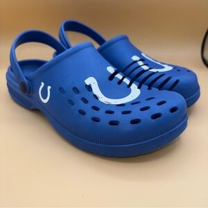 Indianapolis Colt’s NFL Foco Slip-on Casual Clogs, Men’s 11-12, EUC
